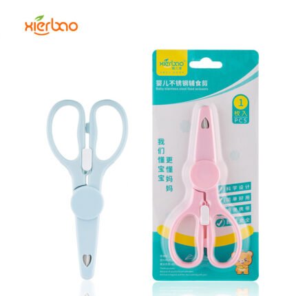 Baby Stainless Steel Food Scissors By Xierbao