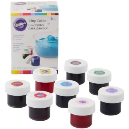 Wilton Icing Food Coloring, 8-Count