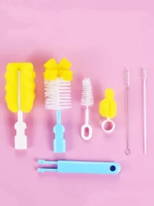 Bottle and Nipple Brush Set By Xierbao