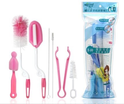 Baby bottle brush set of seven By Xierbao