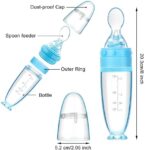 Baby Silicone Feeding Bottle Spoon By Xierbao