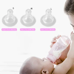 Wide-caliber petal pacifier nipple By Xierbao