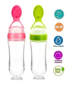 Rice Paste Bottle Soft Squeeze Spoon Food Feeder By Xierbao
