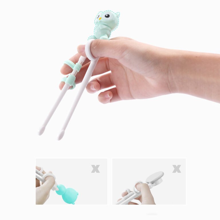 Cartoon Owl Chopsticks For Baby By Xierbao