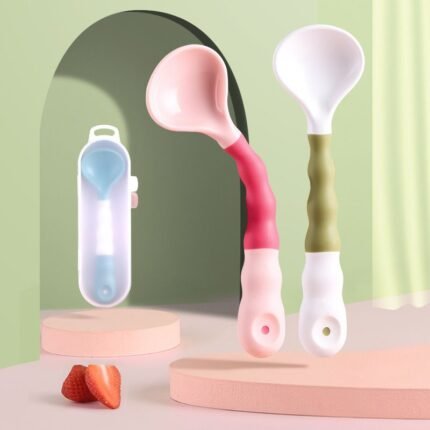 Twisting spoon training food supplement spoon By Xierbao