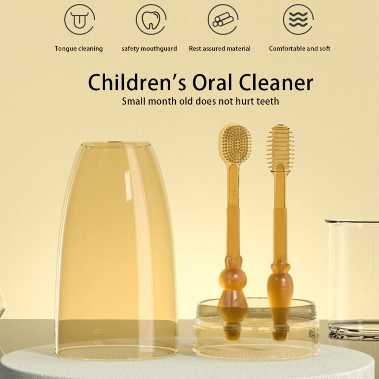 Silicone Tongue Brush and Toothbrush By Xierbao