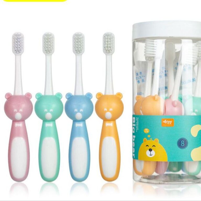 4 Packs Kids Toothbrush Extra Soft Lovely Little Bear By Xierbao