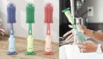 Set of 4 Silicone Cleaning Brushes By Xierbao
