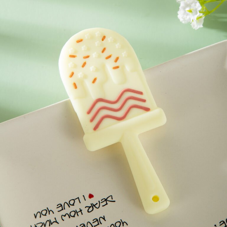Ice cream full silicone teether By Xierbao