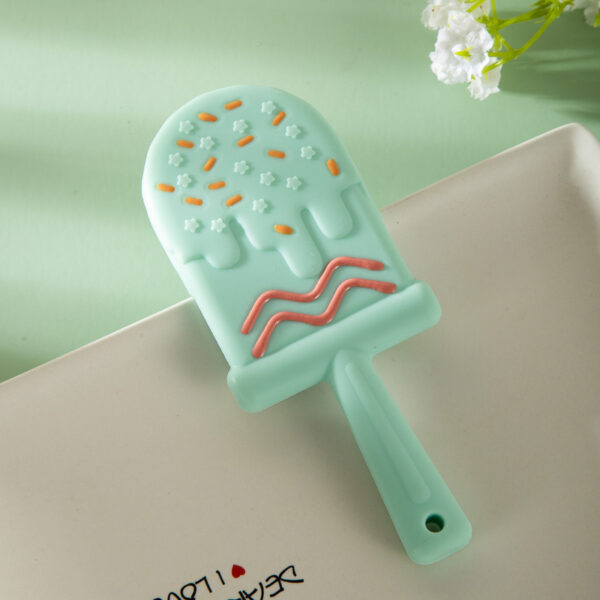 Ice cream full silicone teether By Xierbao