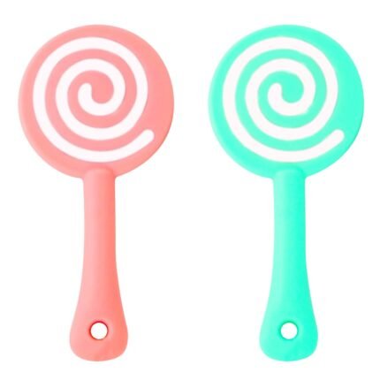 Lollipop full silicone teether By Xierbao