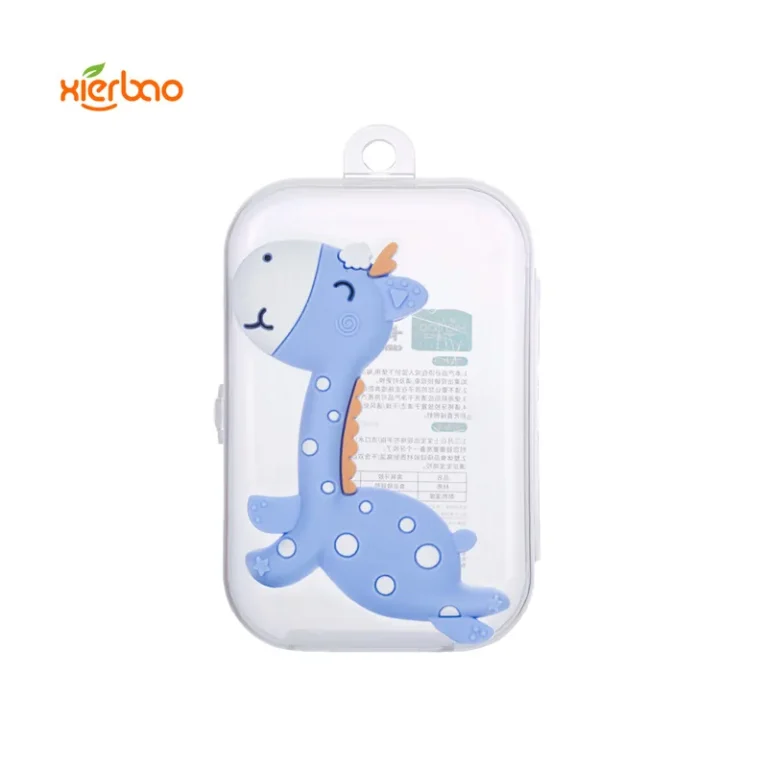 Baby Silicone Cartoon Deer Teether Baby Chusni By Xierbao