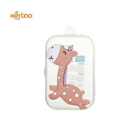 Baby Silicone Cartoon Deer Teether Baby Chusni By Xierbao