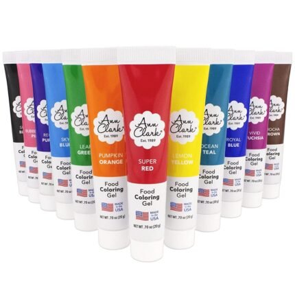 Ann Clark Professional-Grade Food Coloring Gel 12-Pack