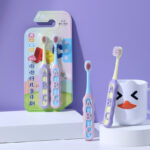 2Pcs Pack ABC Font Children’s Toothbrush For 3Years Old Baby