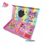 Shining Princess 2 in 1 DIY Beads Jewelry & Makeup Set Box – 20-Item Professional Kids Makeup Series LD6141 - Image 2