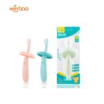 Suction Cup Baffle Silicone Toothbrush for Baby by Xierbao 9305