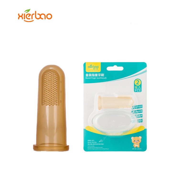 64.-9249.jpg Boxed Finger Tooth Brush For Baby By Xierbao - Image 1