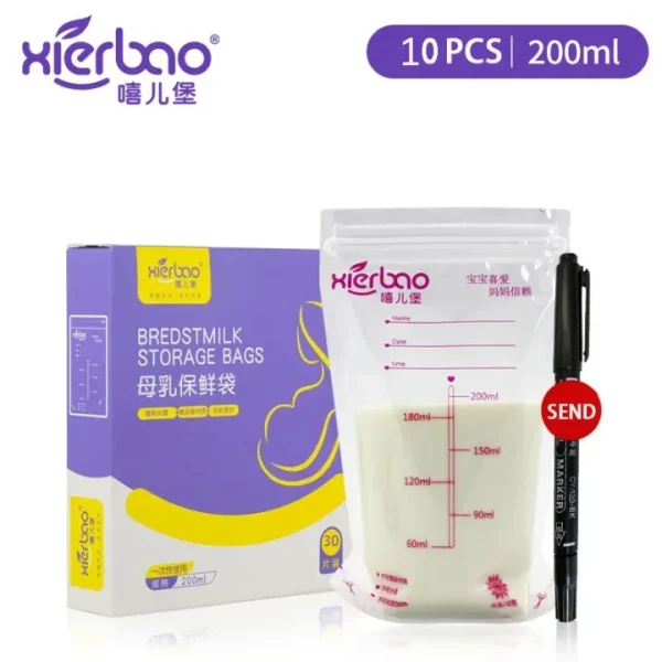 Breast Milk Storage Bags By Xierbao 9105