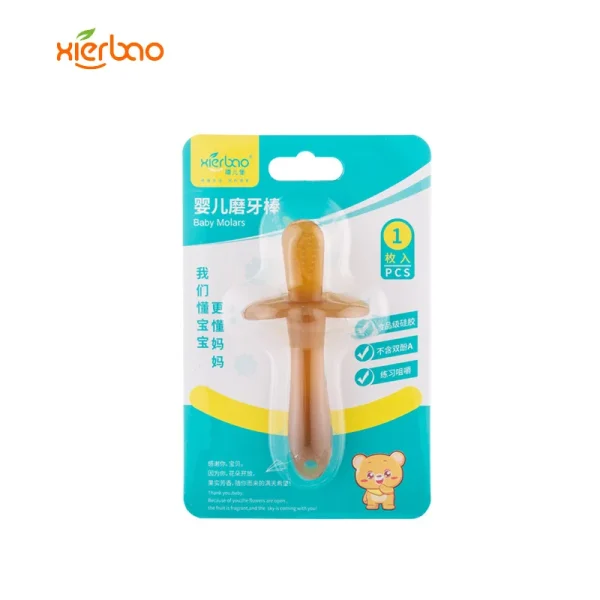 Baby Silicone Molars Soft Toothbrush By Xierbao