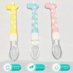 Cartoon Giraffe Spoon For Baby By Xierbao 9228 - Image 4