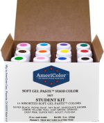 AmeriColor 12pcs Food Coloring Student Kit, 0.75 Ounce Bottles Soft Gel Paste Colors